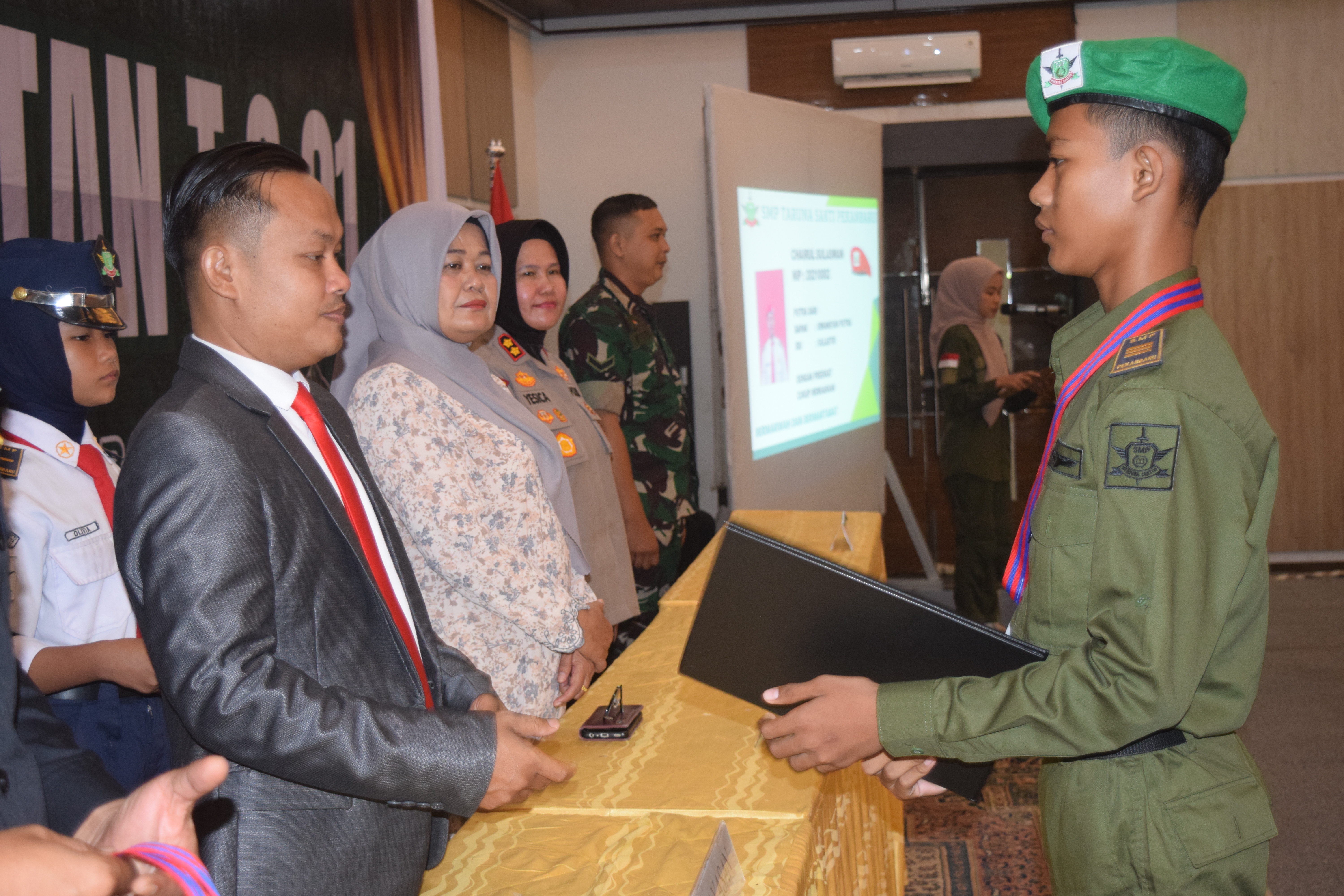 Prosesi Pengukuhan Purna praja TS 01